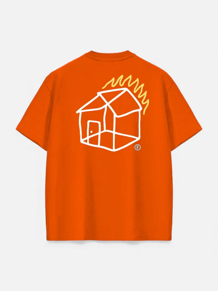 Remera Familyarg + Vagoart Home Naranja