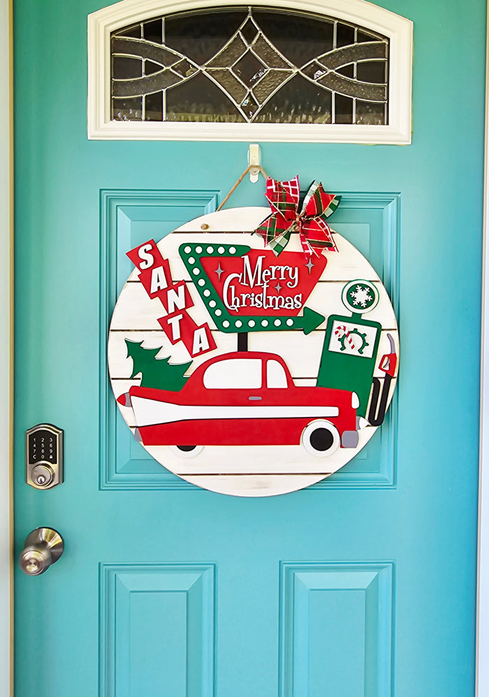 Retro Christmas Door Hanger-wholesale
