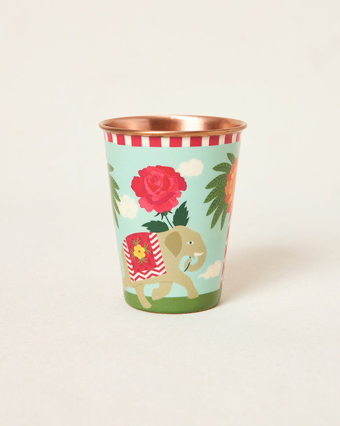 Royal Tusker Copper Tumbler, 350 ml | Palace Memoirs