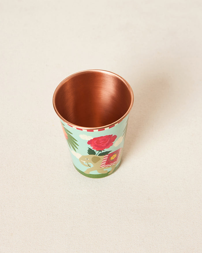 Royal Tusker Copper Tumbler, 350 ml | Palace Memoirs