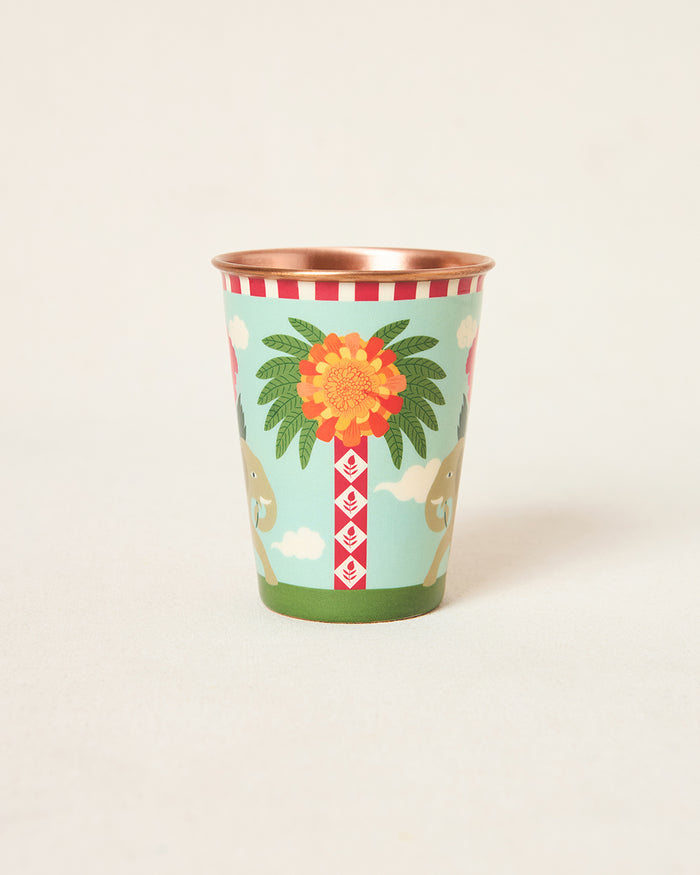 Royal Tusker Copper Tumbler, 350 ml | Palace Memoirs