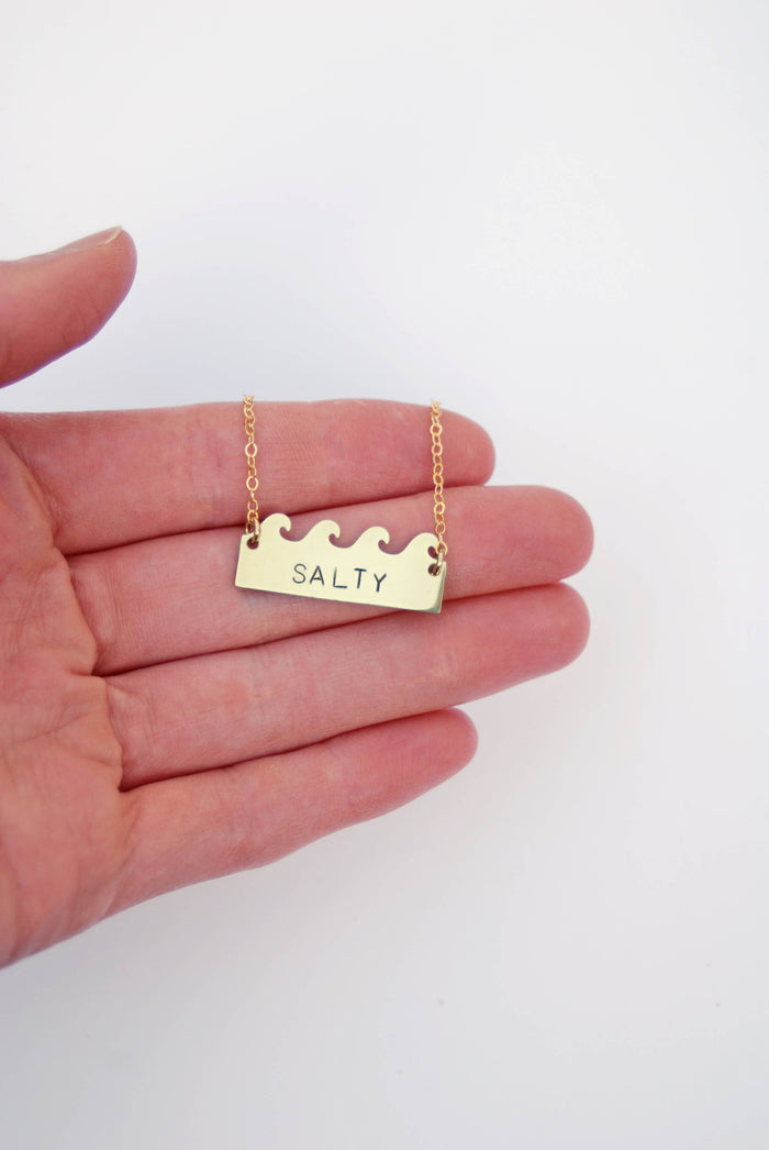 "Salty" Beach Waves Necklace