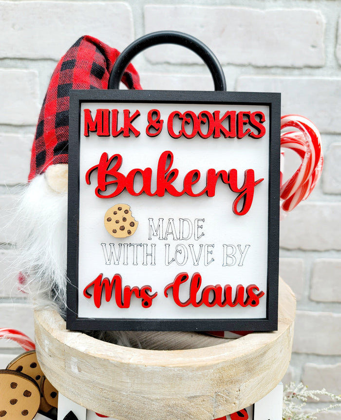 Santas Cookies Tiered Tray Set- wholesale