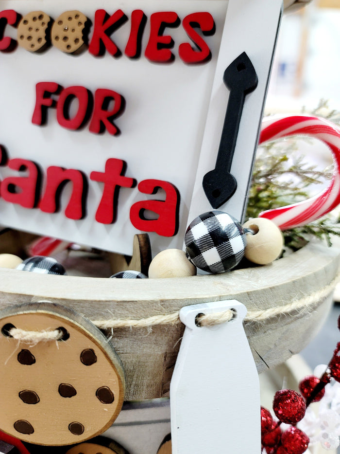 Santas Cookies Tiered Tray Set- wholesale