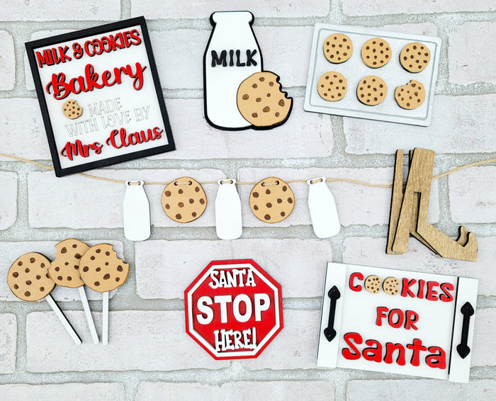 Santas Cookies Tiered Tray Set- wholesale