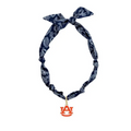Scarf Necklace - Bandana - Auburn AU Logo - Findlay Rowe Designs