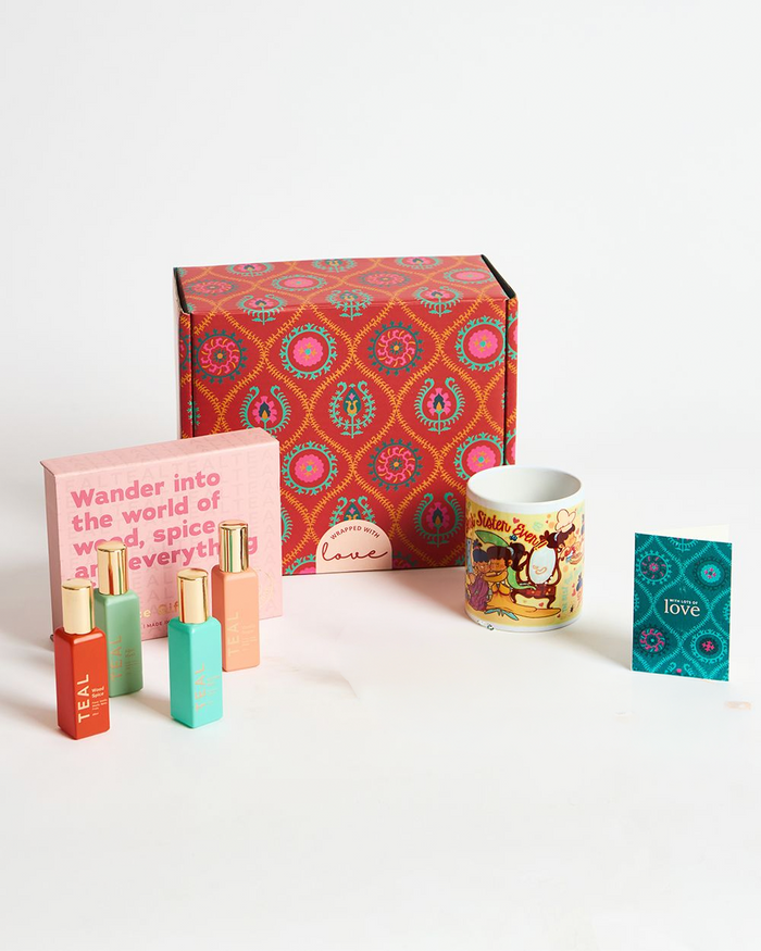 Scent & Brew Gift Hamper - Set of 3 (For your Sister)