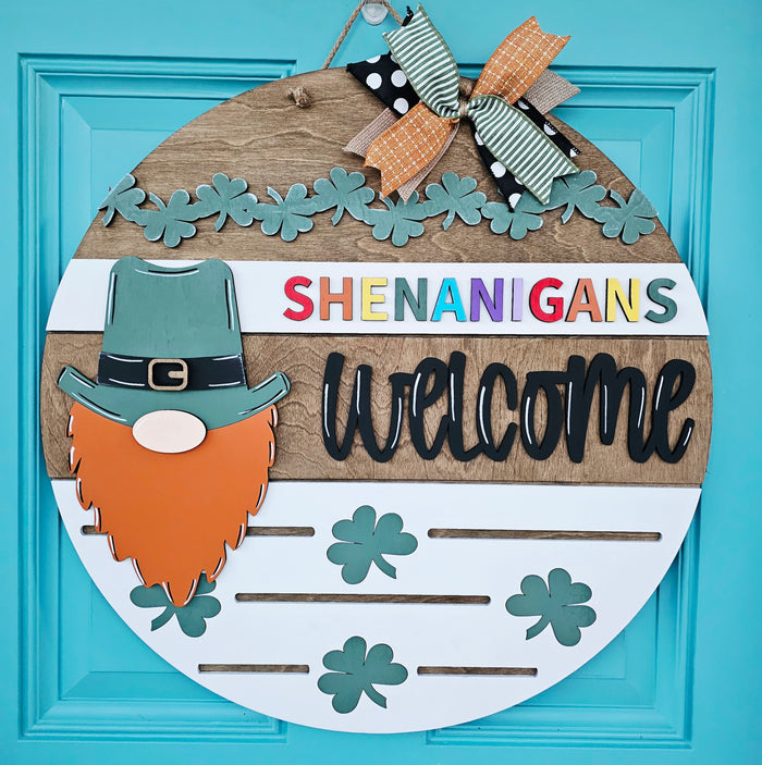 Shenanigans Welcome Door Hanger- wholesale