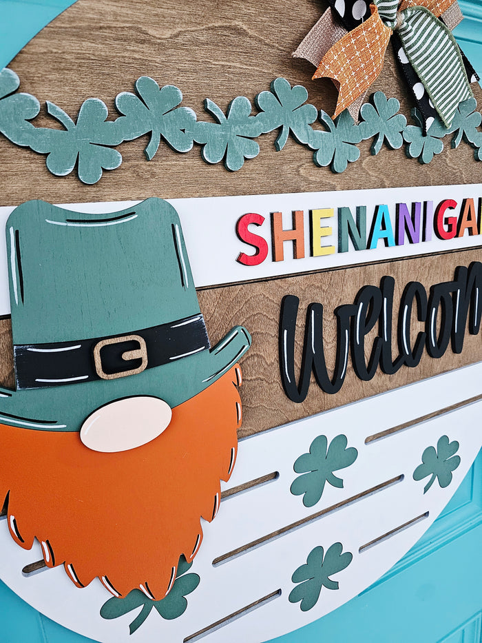 Shenanigans Welcome Door Hanger- wholesale