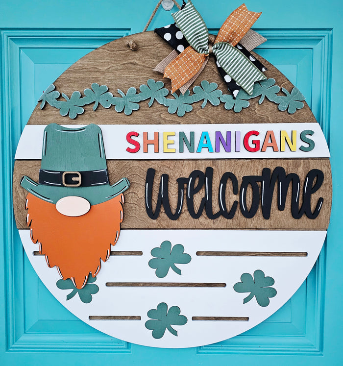 Shenanigans Welcome Door Hanger- wholesale