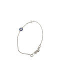 Silver Plated Evil Eye & Cross Bracelet