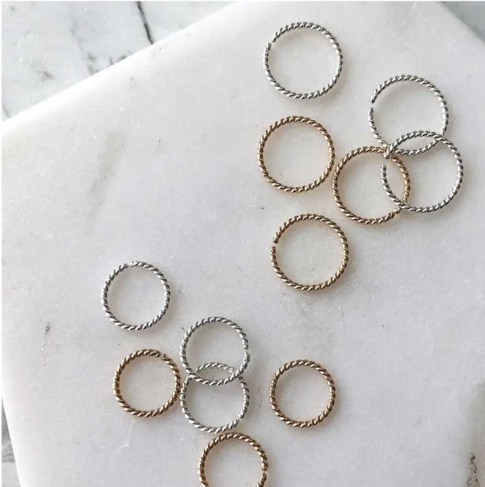 Sleeper Hoop Earrings Acorn Home + Apparel
