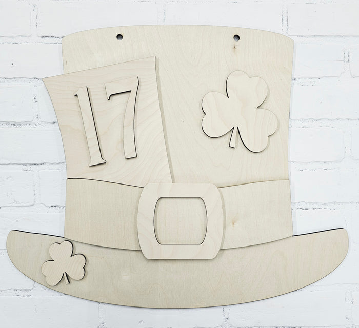 St. Patrick's Day Hat Door Hanger