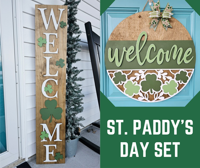 St. Patrick's Day Porch Leaner