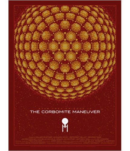 Star Trek The Corbomite Maneuver   Variant Todd Slater poster