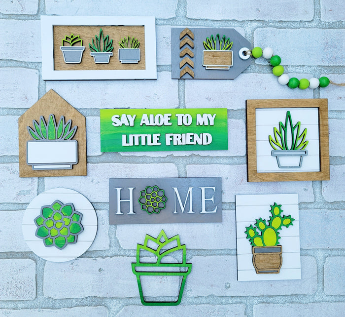 Succulent Tiered Tray Set- wholesale