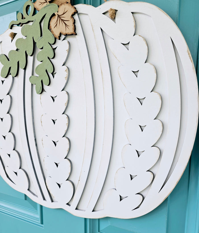 Sweater Pumpkin Door Hanger-wholesale