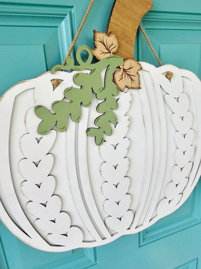 Sweater Pumpkin Door Hanger-wholesale