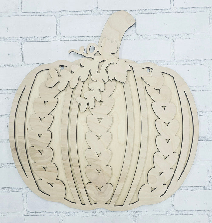 Sweater Pumpkin Door Hanger-wholesale