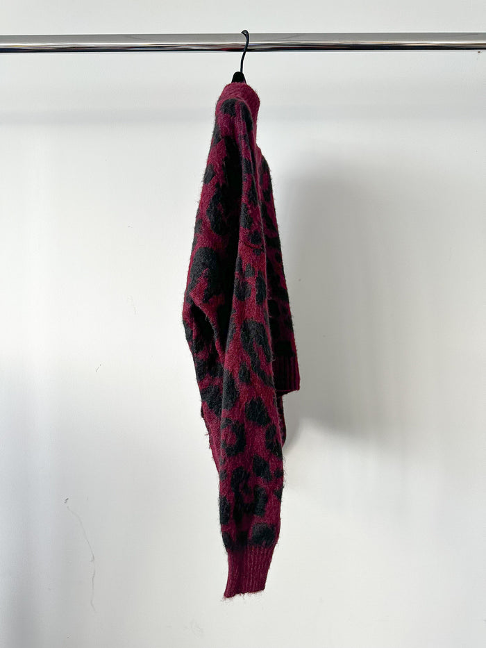 Sweaty Betty Animal Jacquard Turtleneck Sweater