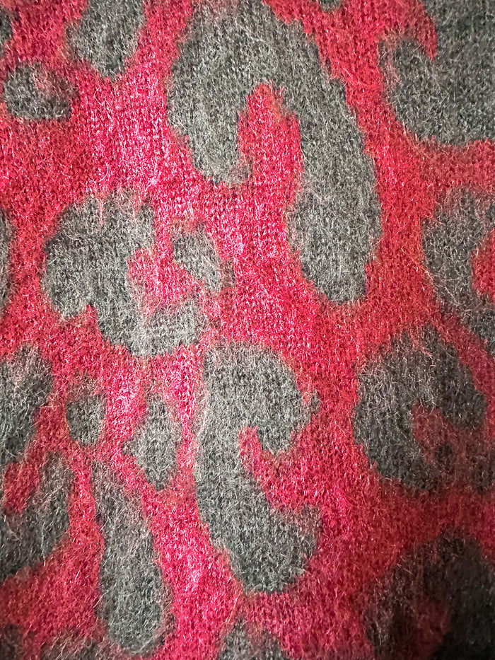 Sweaty Betty Animal Jacquard Turtleneck Sweater