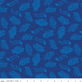 Hot Wheels Made to Race Tone-on-Tone Navy Cotton Fabric