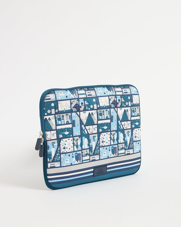 TEAL By Chumbak Amusement Park Laptop Sleeve - 15inch