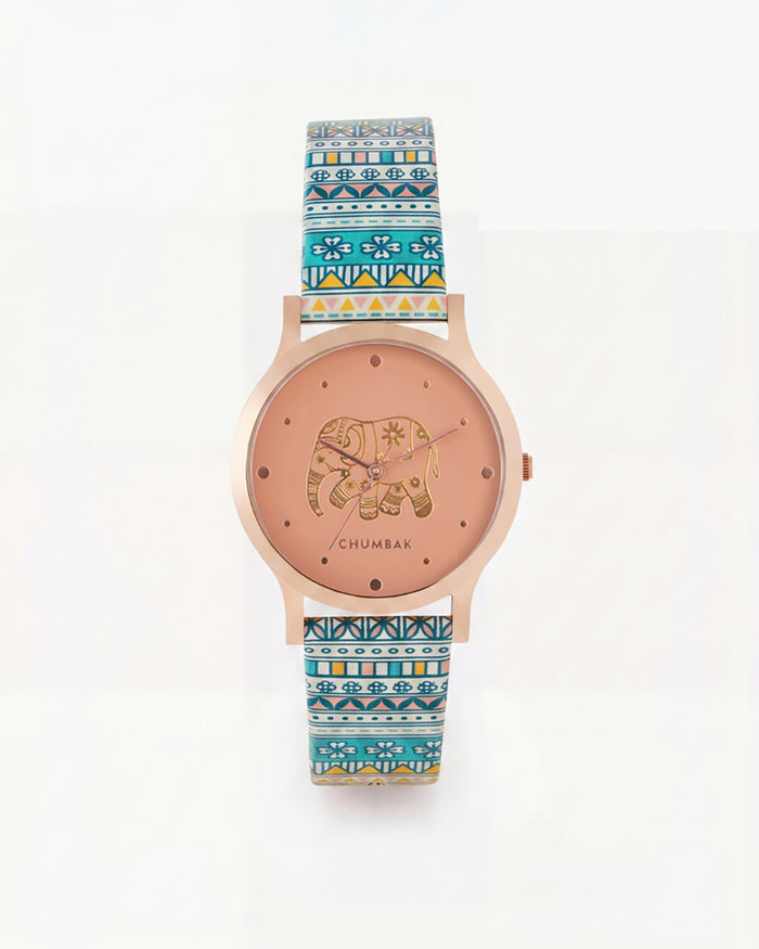 TEAL by Chumbak Carnival Elephant Watch