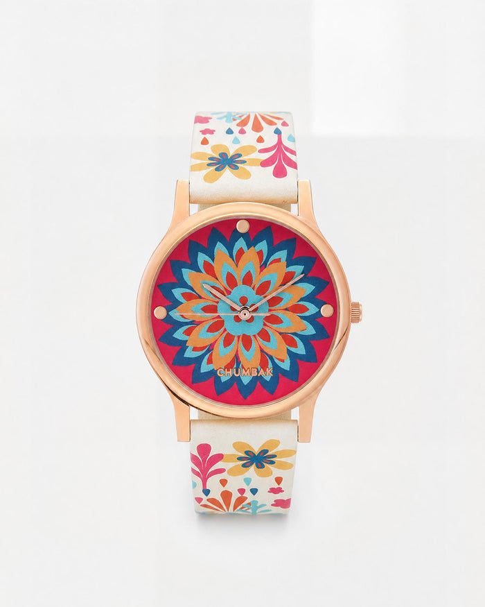 TEAL by Chumbak Jungle Burst Wrist Watch