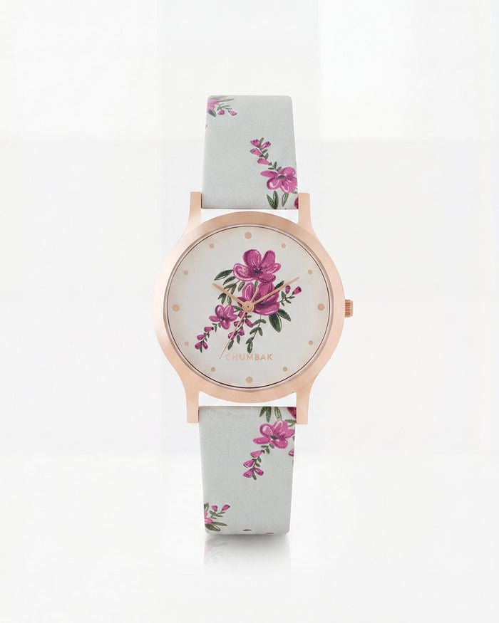 TEAL by Chumbak Jungle Flowers Watch-Mint