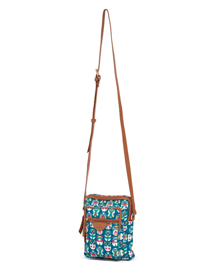 Teal by Chumbak Owl March Wallet Sling Bag