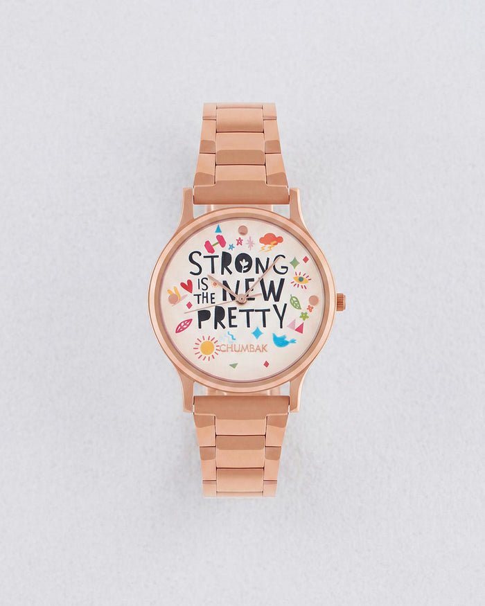 TEAL by Chumbak Strong is the new pretty Watch,Metal link Strap