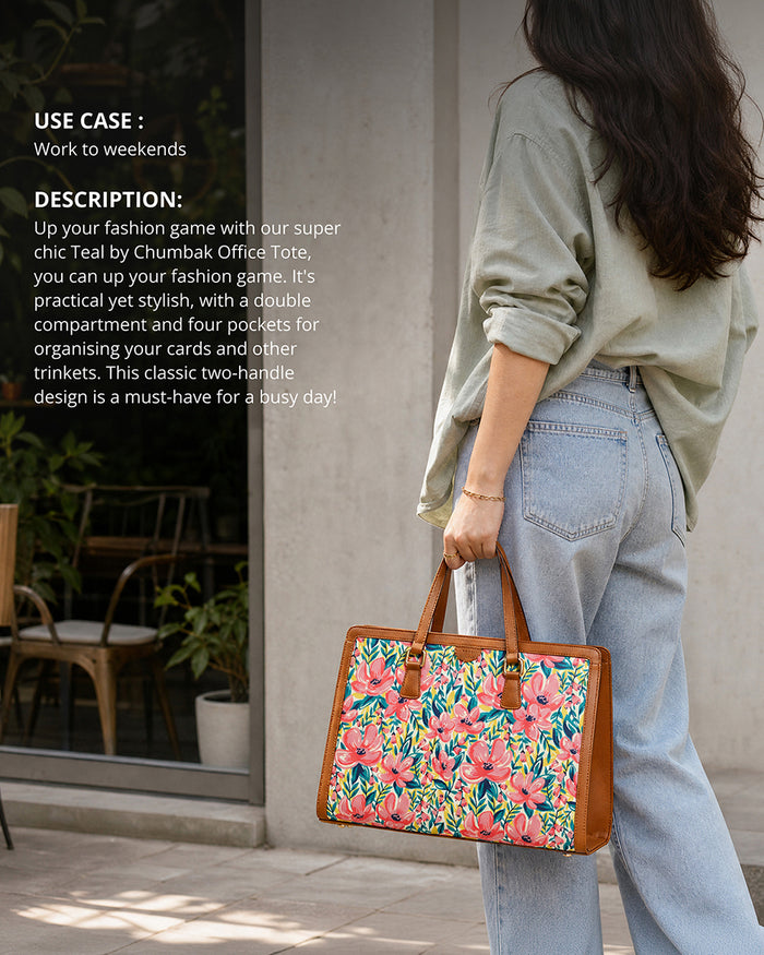 Teal by Chumbak Sunshine State Office Tote