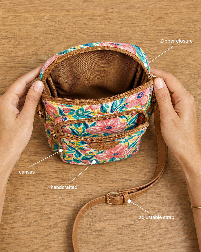 Teal by Chumbak Sunshine State wallet Sling Bag