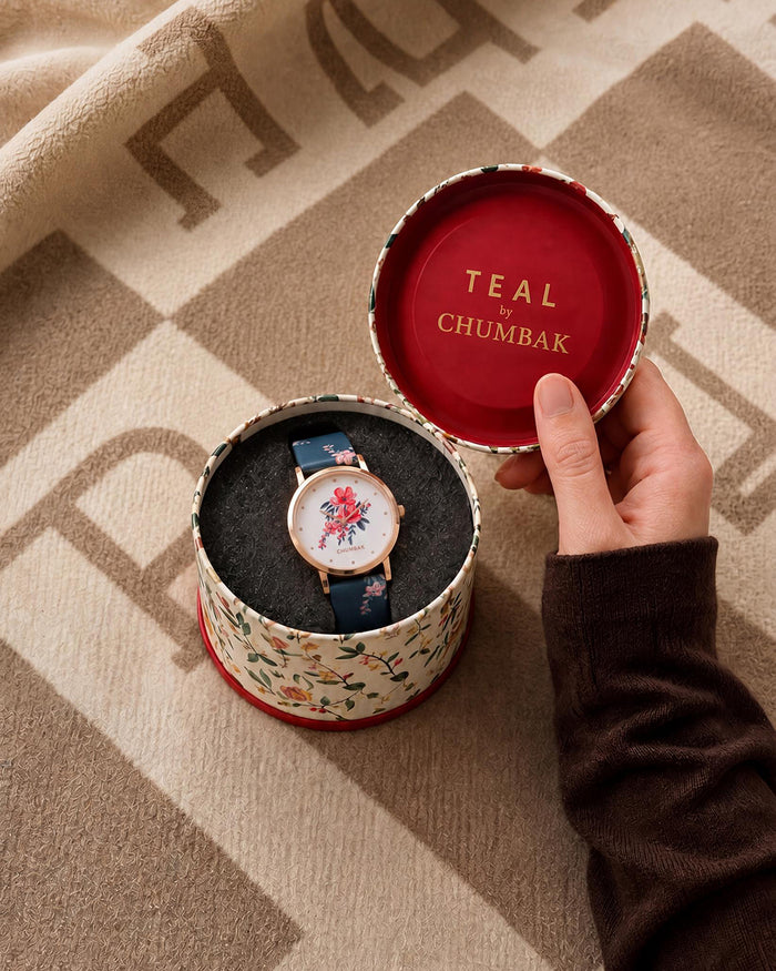 TEAL by Chumbak Sunshine State Watch Navy Blue