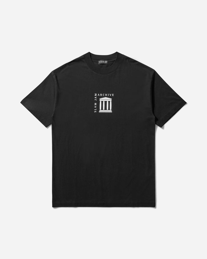 Slam Jam Temple T-Shirt Black T-Shirts Shortsleeve SJPRTEMPLE BLK
