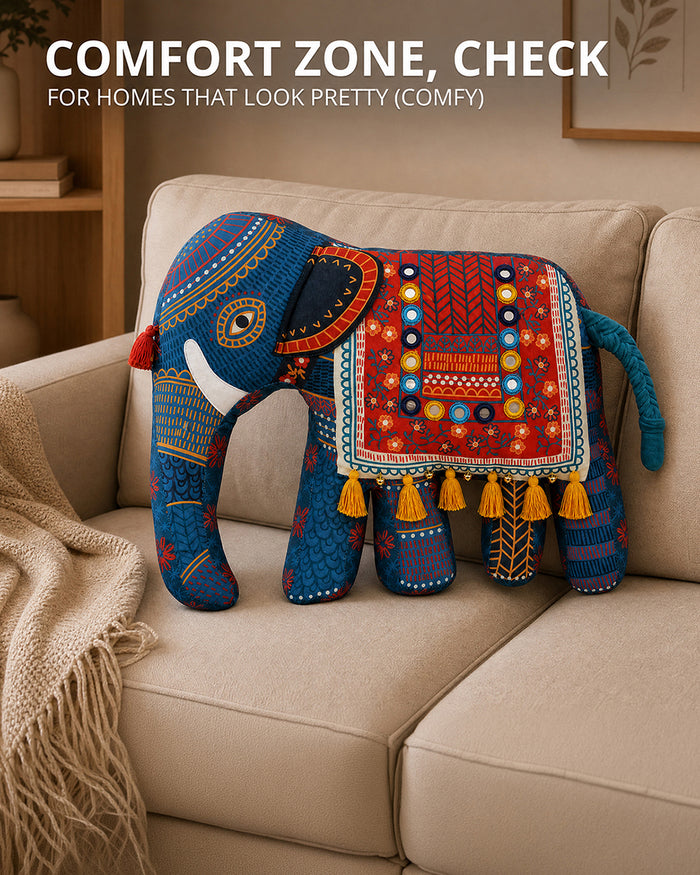 The Royal Ride Kutch Cushion