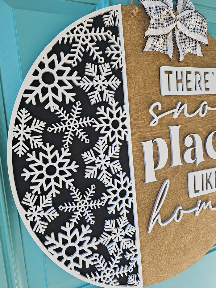 There's Snow Place Like Home Door Hanger- wholesale