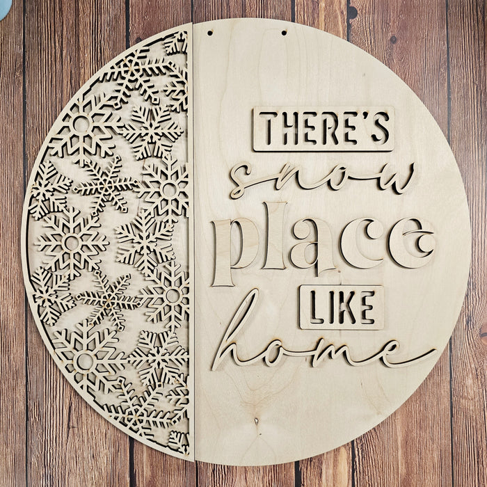 There's Snow Place Like Home Door Hanger- wholesale