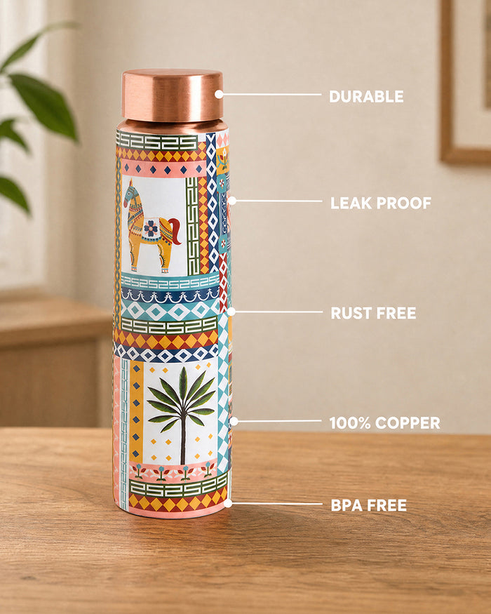 Tiruvila Copper Sipper, 900 ml