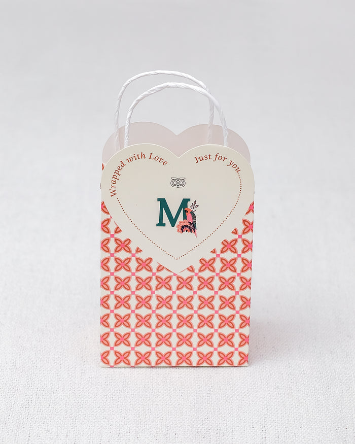 "To M, with Love" Gift Bag - Macaw