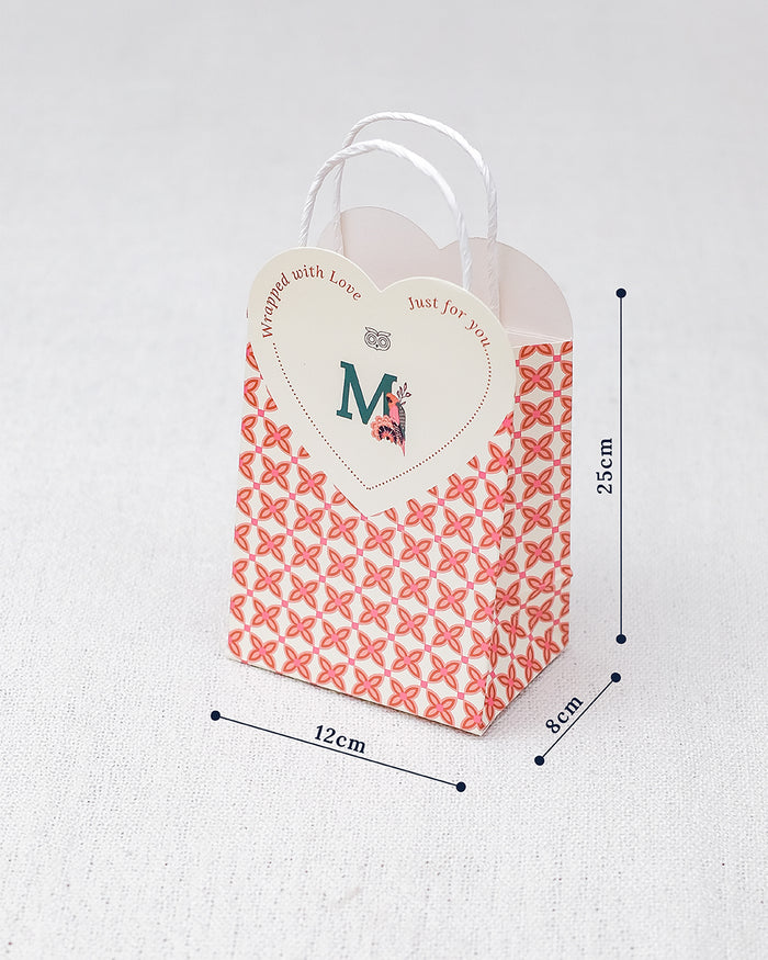 "To M, with Love" Gift Bag - Macaw