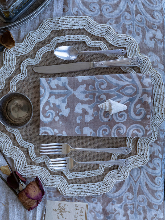 Topkapi Clay/Slate Napkin Set