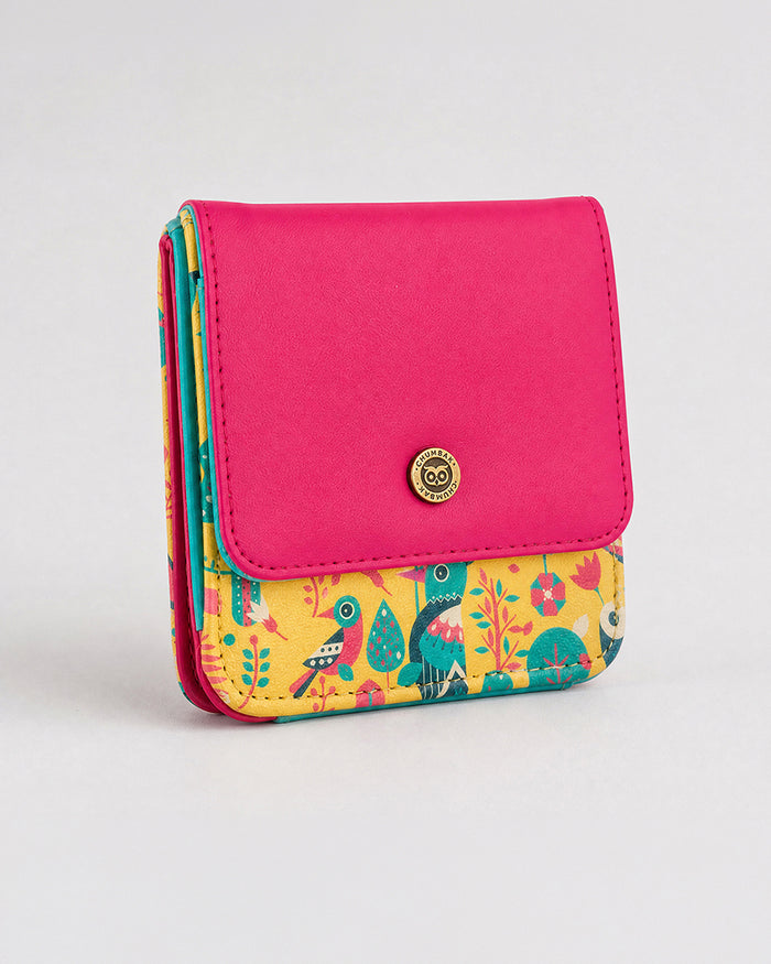 Tropical Birdie Wallet ' Yellow