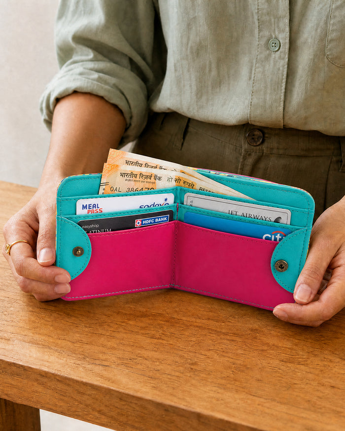 Tropical Birdie Wallet ' Yellow