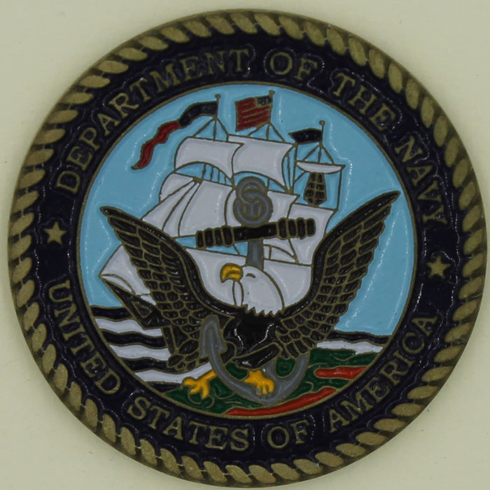 USS Nimitz Aircraft Carrier CVN-68 Navy Challenge Coin