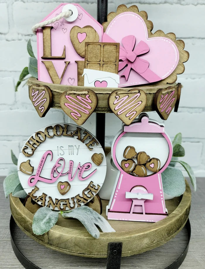 Valentine's Day Chocolates Tiered Tray Set-wholesale