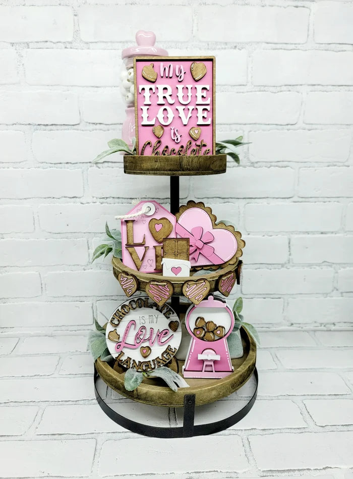 Valentine's Day Chocolates Tiered Tray Set-wholesale