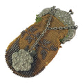Victorian Beaded Coin Purse Ornate Framework Ornamental Clip and Chain