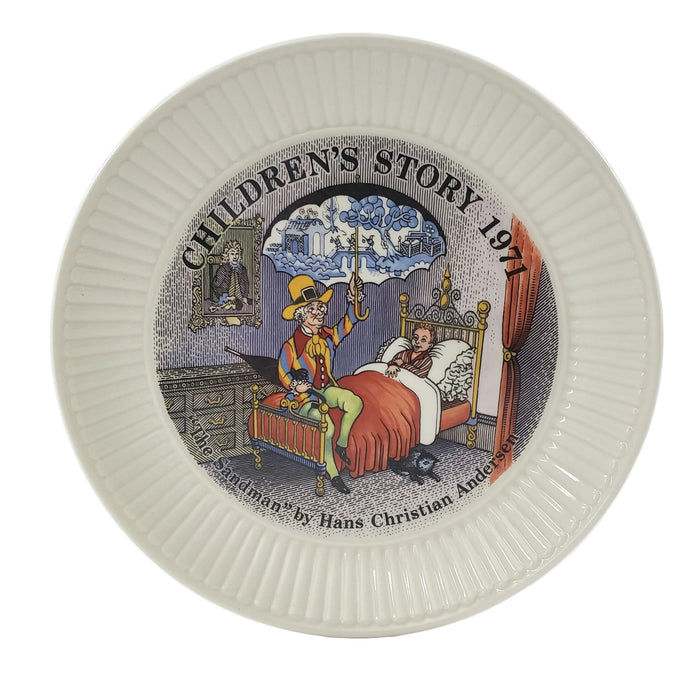 Wedgwood Children's Story Collector Plate 6 inch "The Sandman" by Hans Christian Andersen